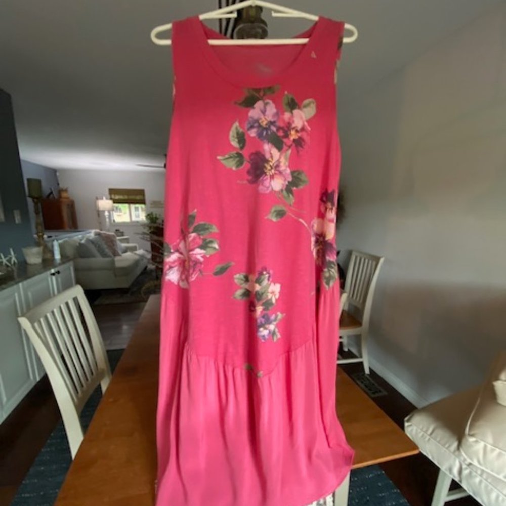 Angela Mara Sleeveless Midi Dress - Size L